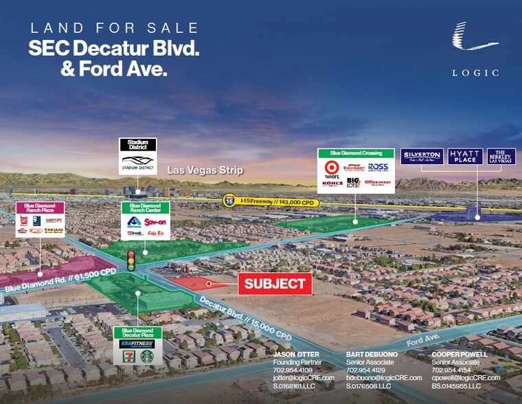 Primary Photo Of SEC S Decatur & W Ford Ave @ Ford, Las Vegas Land For Sale