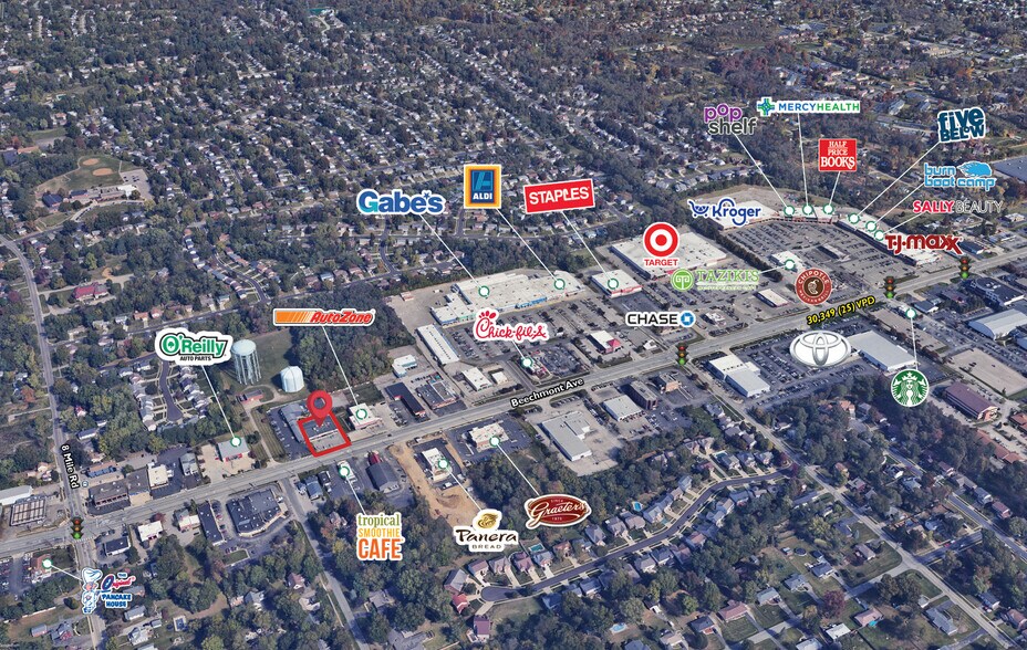 More Photos Of 8466 Beechmont Ave, Cincinnati Storefront Retail Office For Lease