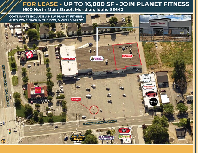 More Photos Of 1600 N Main St, Meridian General Retail For Lease