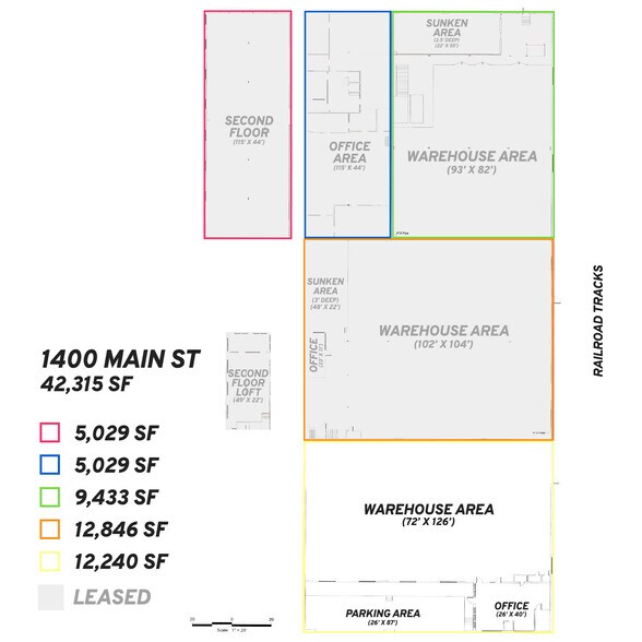 More Photos Of 1400 Main St, Baton Rouge Distribution For Sale