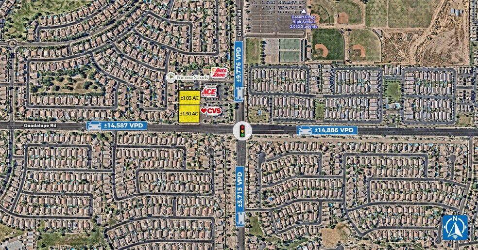 Primary Photo Of Crismon Rd & Guadalupe Rd, Mesa Land For Lease