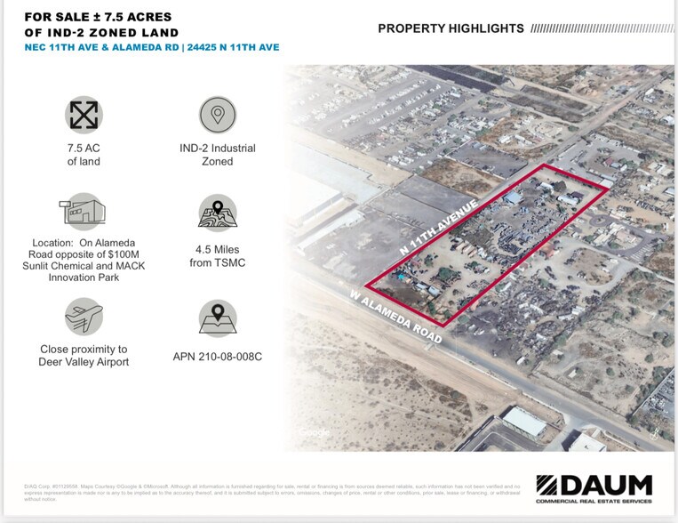 More Photos Of 24425 11th Ave, Phoenix Land For Sale