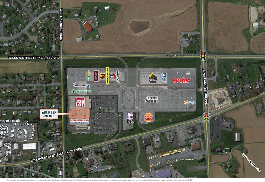 More Photos Of 2600 Willow Street Pike N, Willow Street Freestanding For Lease