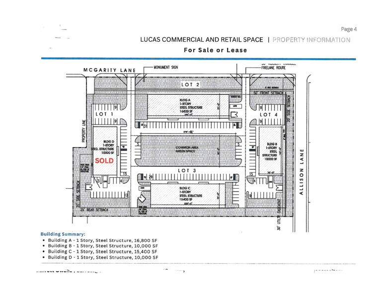 More Photos Of 2350 McGarity Ln, Allen Industrial For Sale