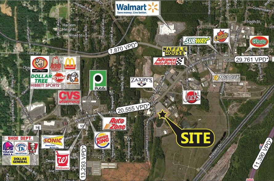 More Photos Of 2891 Allison Bonnett Memorial Pky, Hueytown Land For Sale