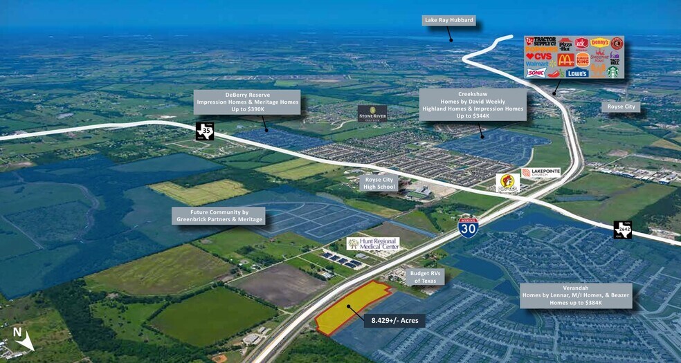 Primary Photo Of 00 Interstate 30, Royse City Land For Sale