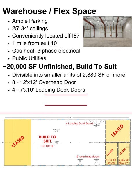 More Photos Of 25 Wood Road, Round Lake Distribution For Lease