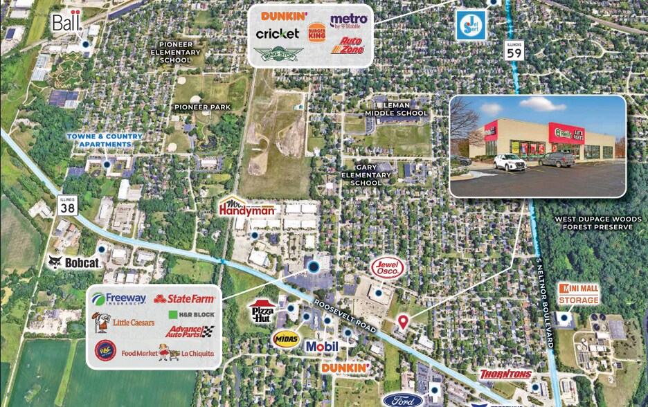 More Photos Of 255 W Roosevelt Rd, West Chicago Freestanding For Sale