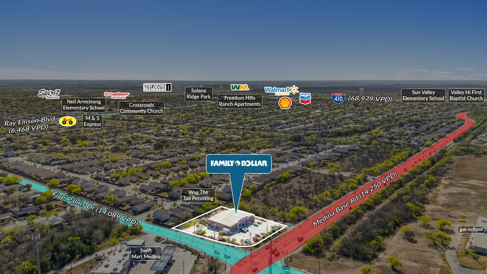 More Photos Of 5902 Medina Base Rd, San Antonio General Retail For Sale