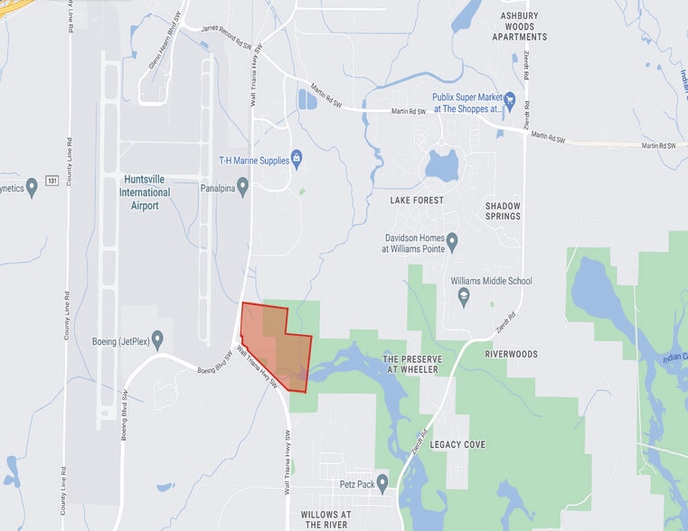 More Photos Of Wall Triana and Boeing Blvd, Huntsville Land For Lease