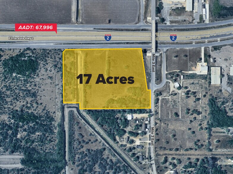 Primary Photo Of Mile 3 E. & Expressway 83 Expy @ Mile 3 E., Mercedes Land For Sale