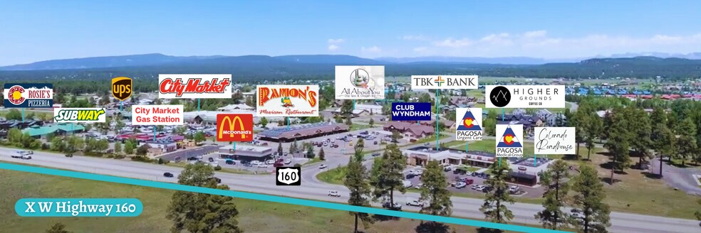 More Photos Of Highway 160 Land (4 way lighted intersections), Pagosa Springs Land For Sale