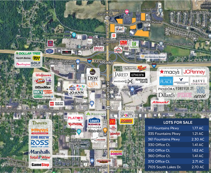 More Photos Of 350 Office Ct, Fairview Heights Land For Sale