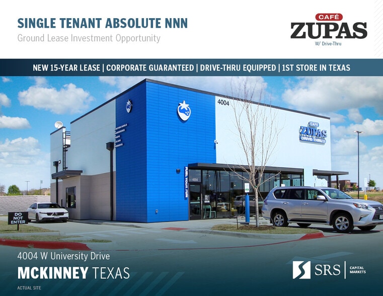 Primary Photo Of 4004 University Dr, McKinney Restaurant For Sale