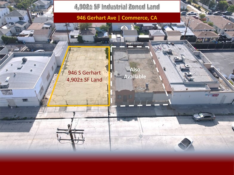 Primary Photo Of 946 Gerhart Ave, Commerce Land For Lease