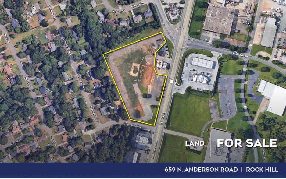 Primary Photo Of 659 N Anderson Rd, Rock Hill Land For Sale