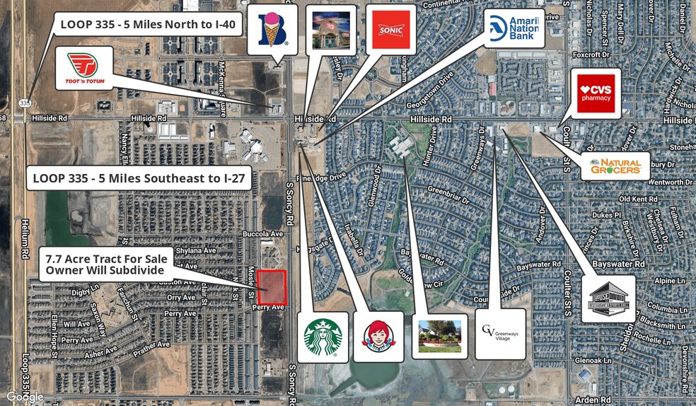 Primary Photo Of 6998 Soncy rd, Amarillo Land For Sale