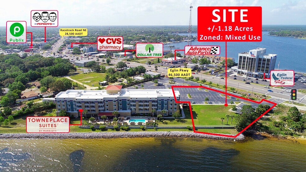 More Photos Of 843 Eglin Pky, Fort Walton Beach Land For Sale