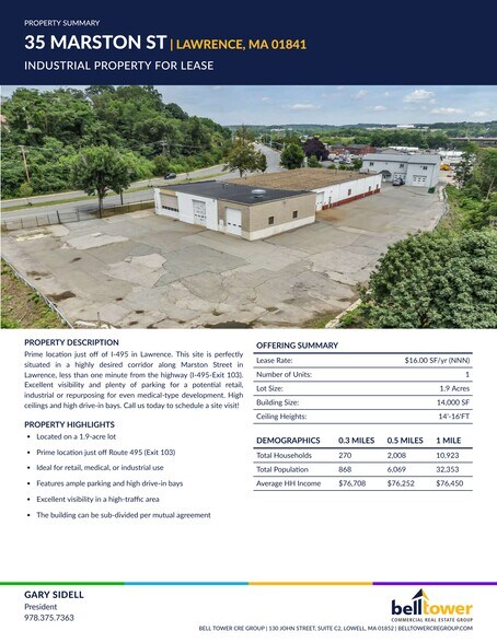 More Photos Of 35 Marston St, Lawrence Manufacturing For Lease