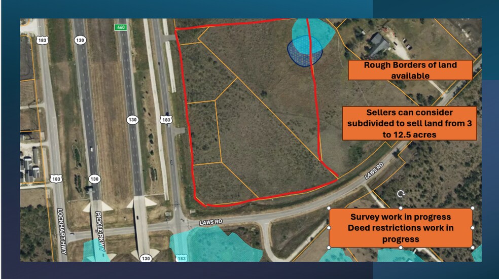 Primary Photo Of S US Hwy 183 and Laws Rd, Buda Land For Sale