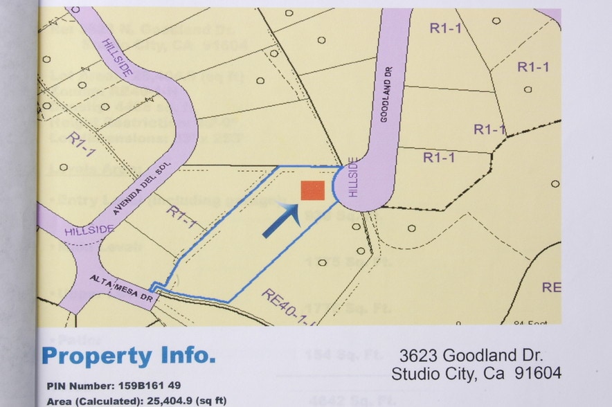 More Photos Of 3619 Goodland Dr, Studio City Land For Sale