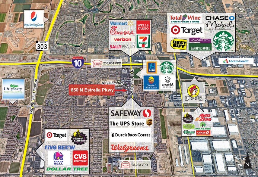 More Photos Of 610-650 N Estrella Pky, Goodyear Freestanding For Lease