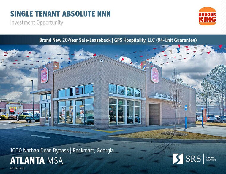 Primary Photo Of 1000 Nathan Dean Byp, Rockmart Fast Food For Sale