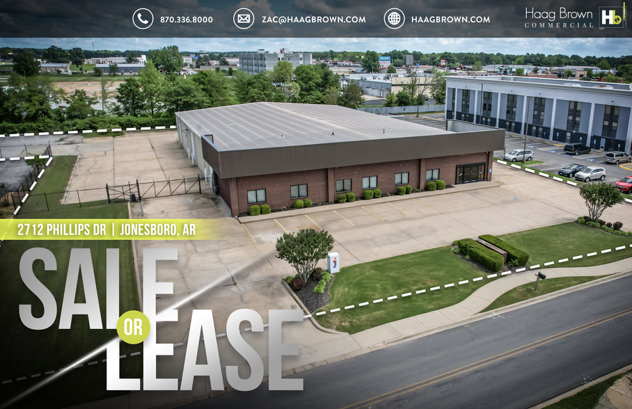 Primary Photo Of 2712 Phillips Dr, Jonesboro Warehouse For Sale