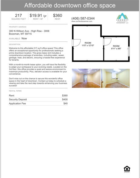 More Photos Of 300 N Willson Ave, Bozeman Loft Creative Space For Lease