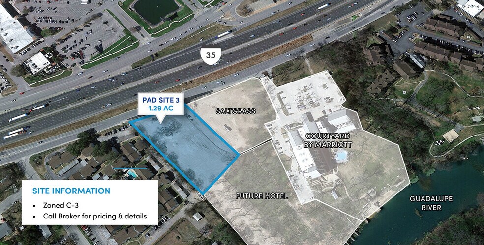 Primary Photo Of I-35 East Frontage Pad Sites, New Braunfels Land For Sale