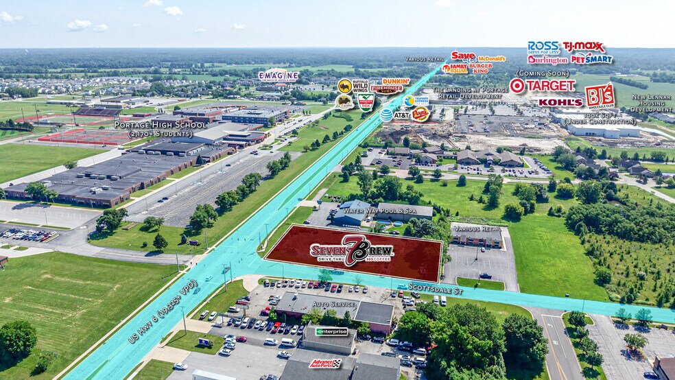 More Photos Of 6283 US Highway 6, Portage Freestanding For Sale