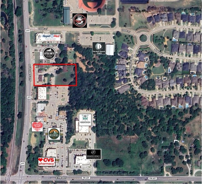 More Photos Of 409 Highway 377 S, Argyle Freestanding For Lease