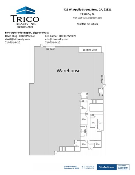 More Photos Of 425 Apollo St, Brea Warehouse For Lease