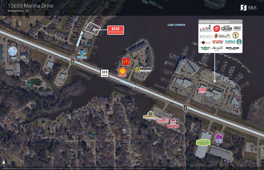 More Photos Of 15659 Marina Dr, Montgomery Restaurant For Lease