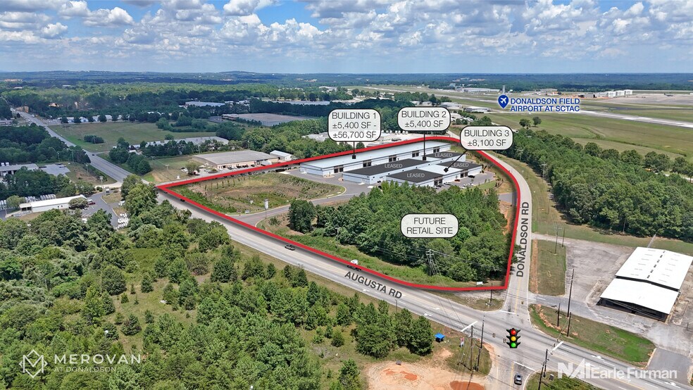 More Photos Of Augusta Rd & Donaldson Rd, Greenville Unknown For Lease