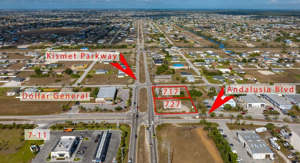 More Photos Of 717-727 Kismet Pky, Cape Coral Land For Sale