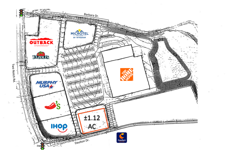 More Photos Of 7701 Two Notch Rd, Columbia Land For Sale