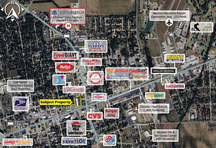 More Photos Of 211-249 N Main St, Sikeston Freestanding For Sale