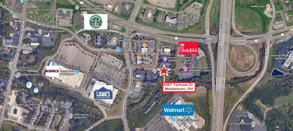 More Photos Of 6581 Terhune Dr, Middletown General Retail For Lease