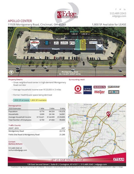 More Photos Of 11928 Montgomery Rd, Cincinnati Unknown For Lease