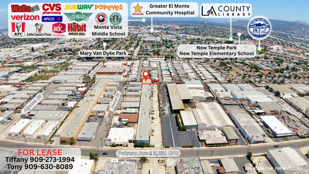 More Photos Of 1614 Potrero Ave, South El Monte Warehouse For Lease
