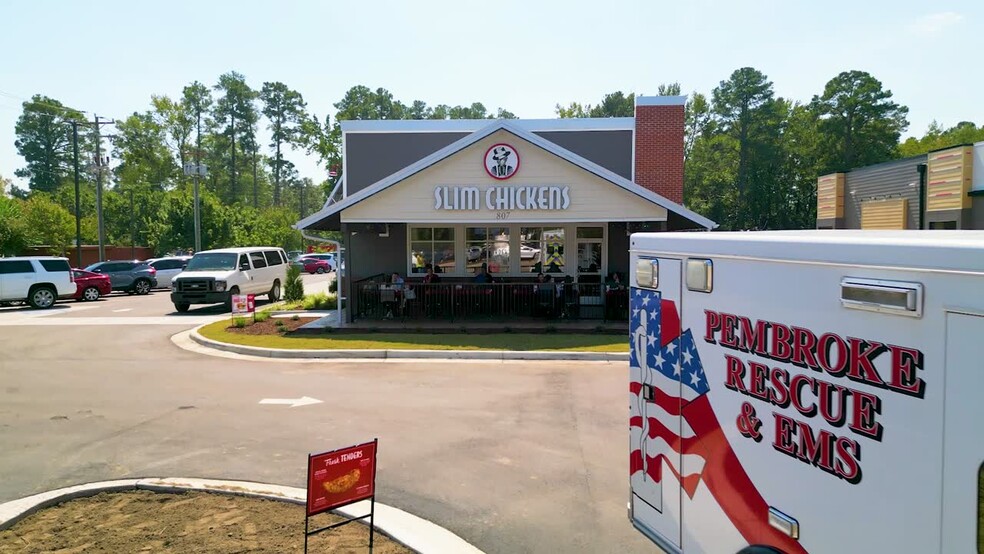 Primary Photo Of 807 W 3rd St, Pembroke Fast Food For Sale