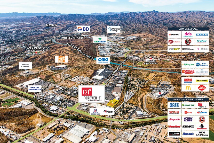 More Photos Of 250 W Mariposa Rd, Nogales General Retail For Lease