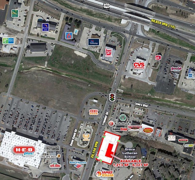 More Photos Of 2602 Trimmier Rd, Killeen Freestanding For Lease