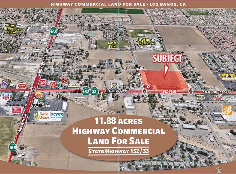Primary Photo Of HWY 152 @ HWY 33, Los Banos Land For Sale