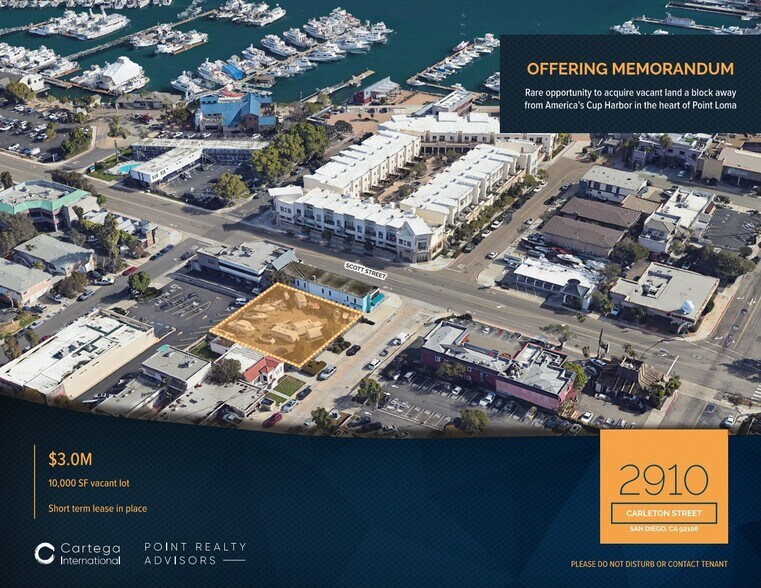 Primary Photo Of 2910 Carleton St, San Diego Land For Sale