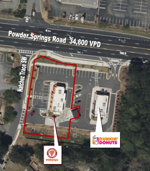 More Photos Of 1101 Powder Springs St, Marietta Fast Food For Sale