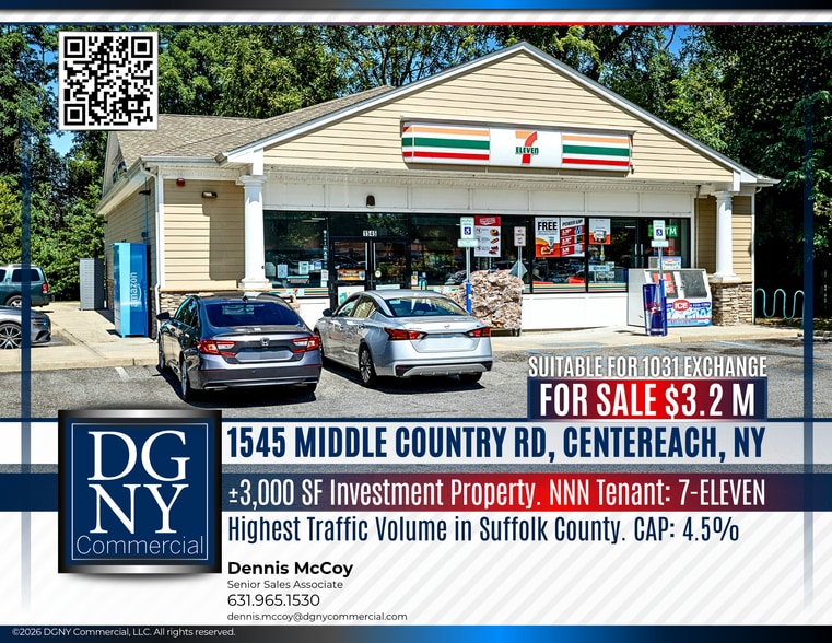 Primary Photo Of 1545 Middle Country Rd, Centereach Convenience Store For Sale