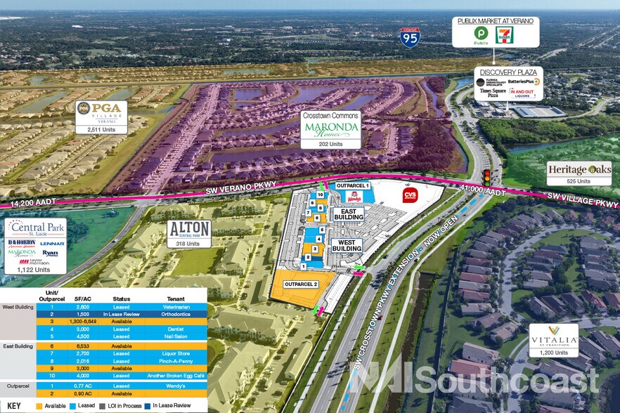 More Photos Of 0 Crosstown Pkwy & SW Village Pkwy, Port Saint Lucie Land For Lease
