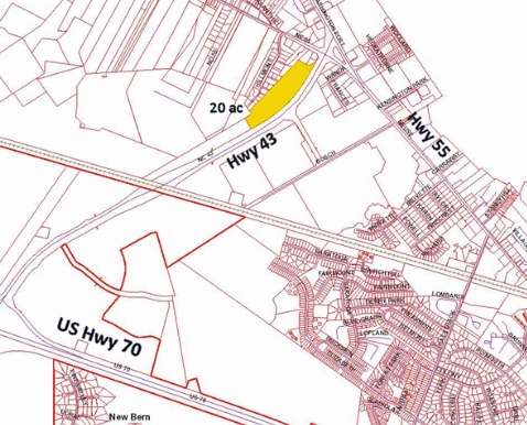 Primary Photo Of NC 43 & NC 55 Intersection, New Bern Land For Sale